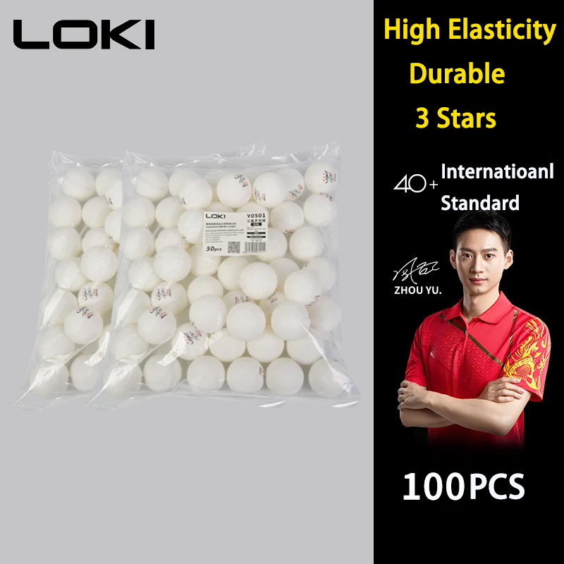 Donic Table Tennis Ball - 50/100 قطعة LOKI كرات تنس الطاولة