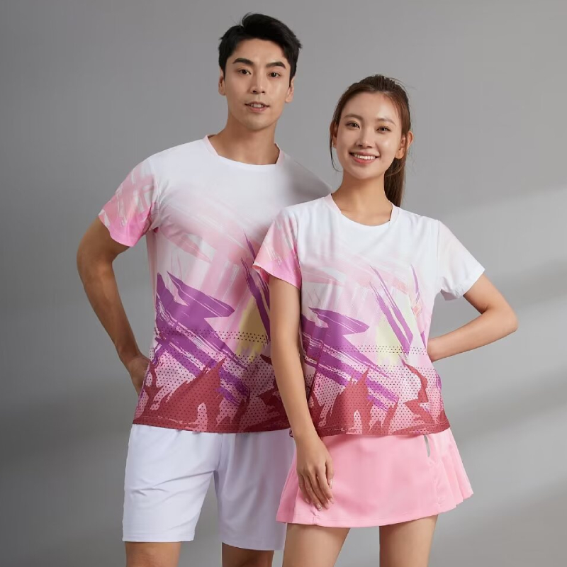 Table Tennis Jersey Design - تنس الطاولة جيرسي الرجال النساء قصيرة