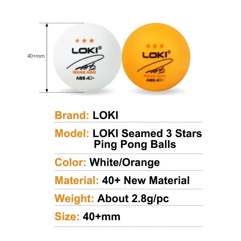50/100 قطعة LOKI كرات تنس الطا - مراجعة Donic Table Tennis Ball وسعره
