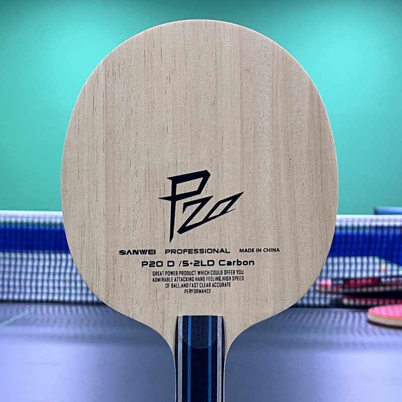 مضرب تنس طاولة SANWEI P20 D كر - مراجعة Table Tennis Custom Bat وسعره