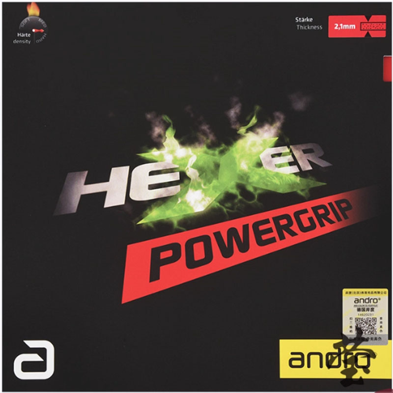 مطاط تنس الطاولة Andro HEXER G - مراجعة Table Tennis Bat وسعره