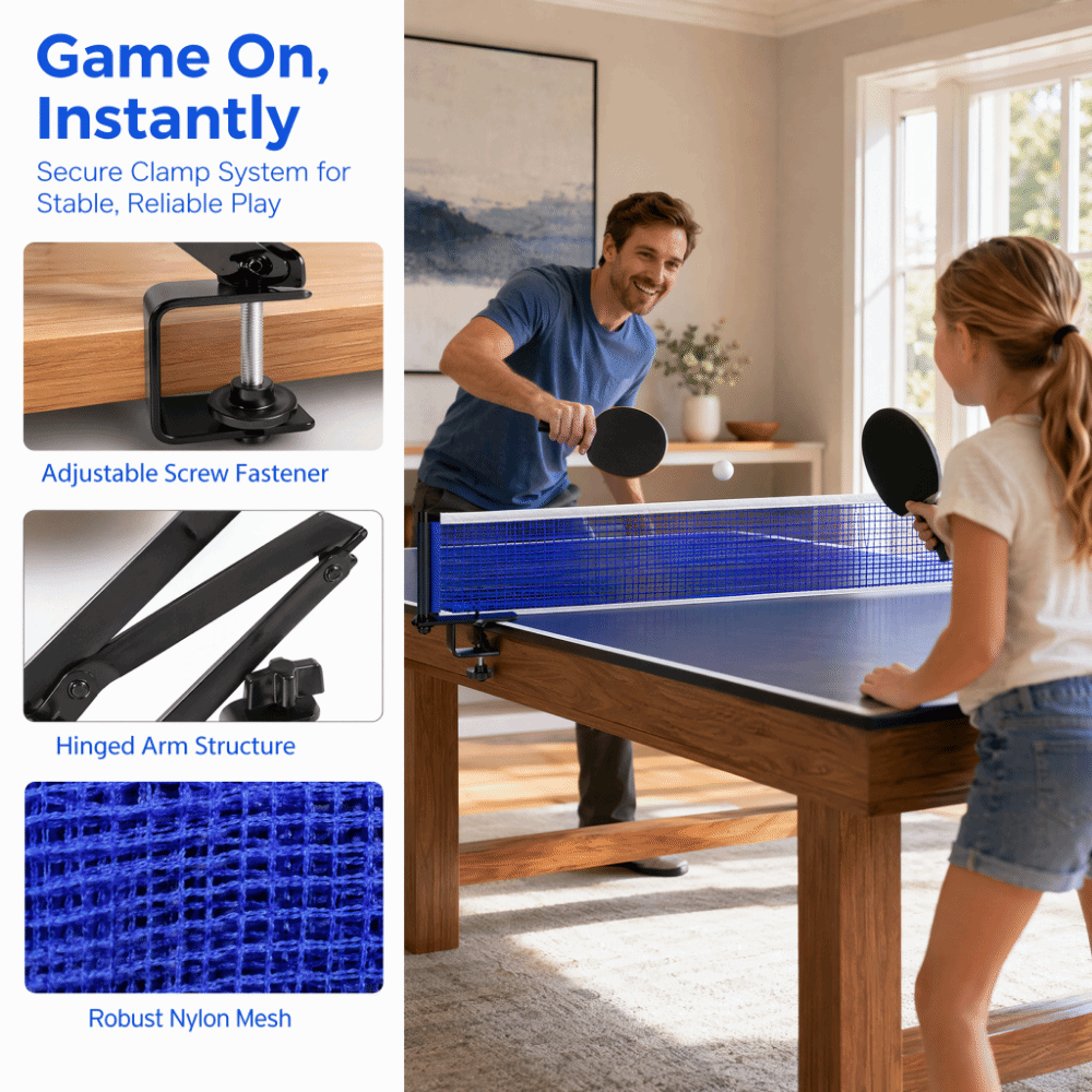 شبكة تنس طاولة احترافية من الن - مراجعة Table Tennis Is Played With A وسعره