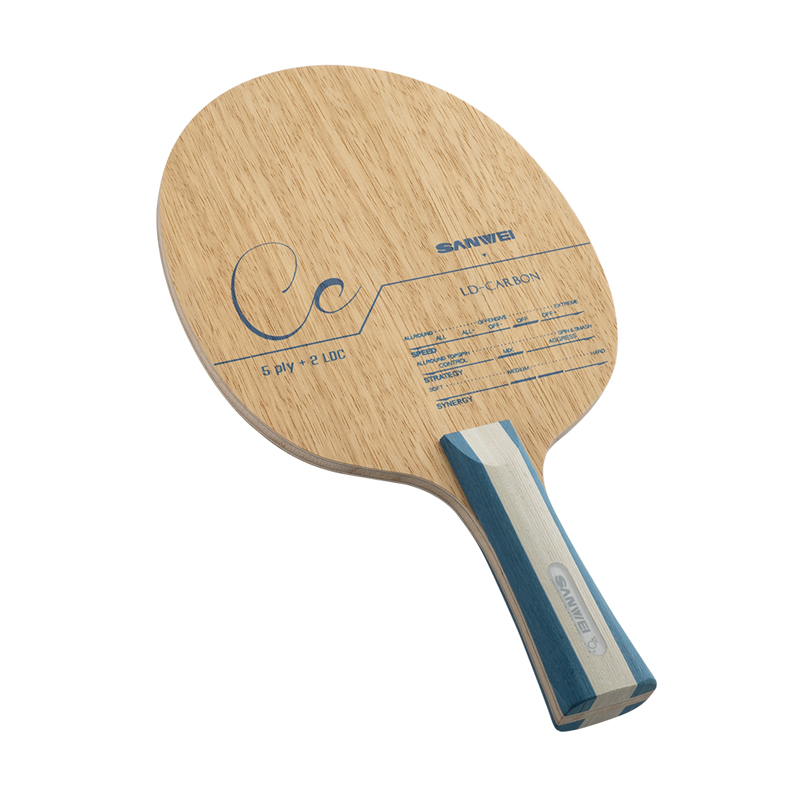 SANWEI CC CARBON تنس الطاولة ب - مراجعة Table Tennis Custom Bat وسعره