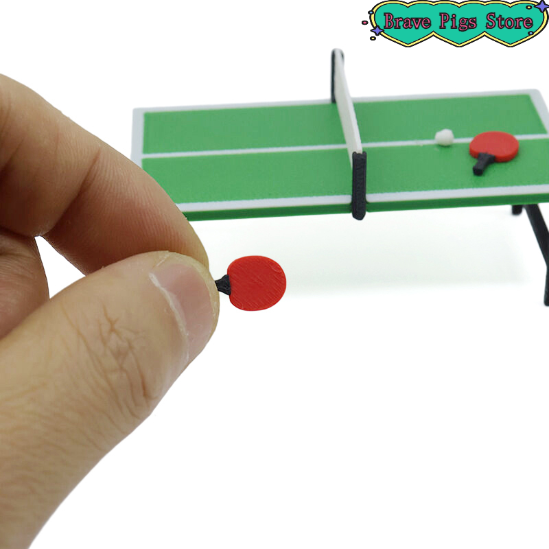 1:12 مضرب تنس طاولة مصغر نموذج - مراجعة Table Tennis Racket وسعره