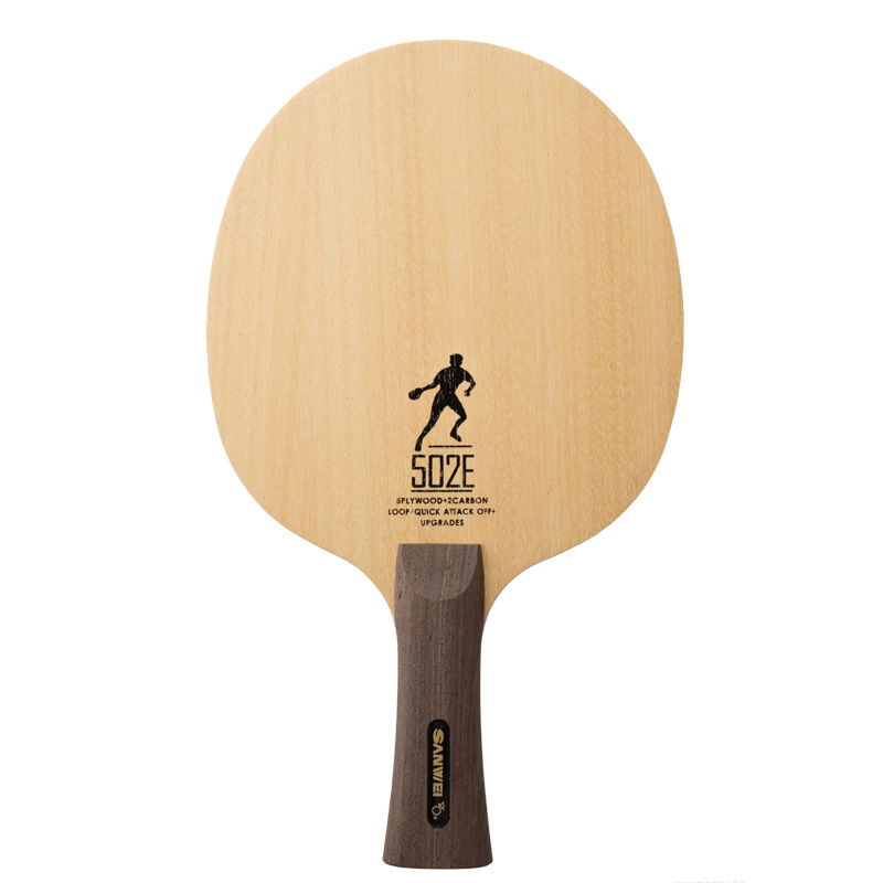 SANWEI 502E مضرب تنس الطاولة ب - مراجعة Table Tennis Custom Bat وسعره