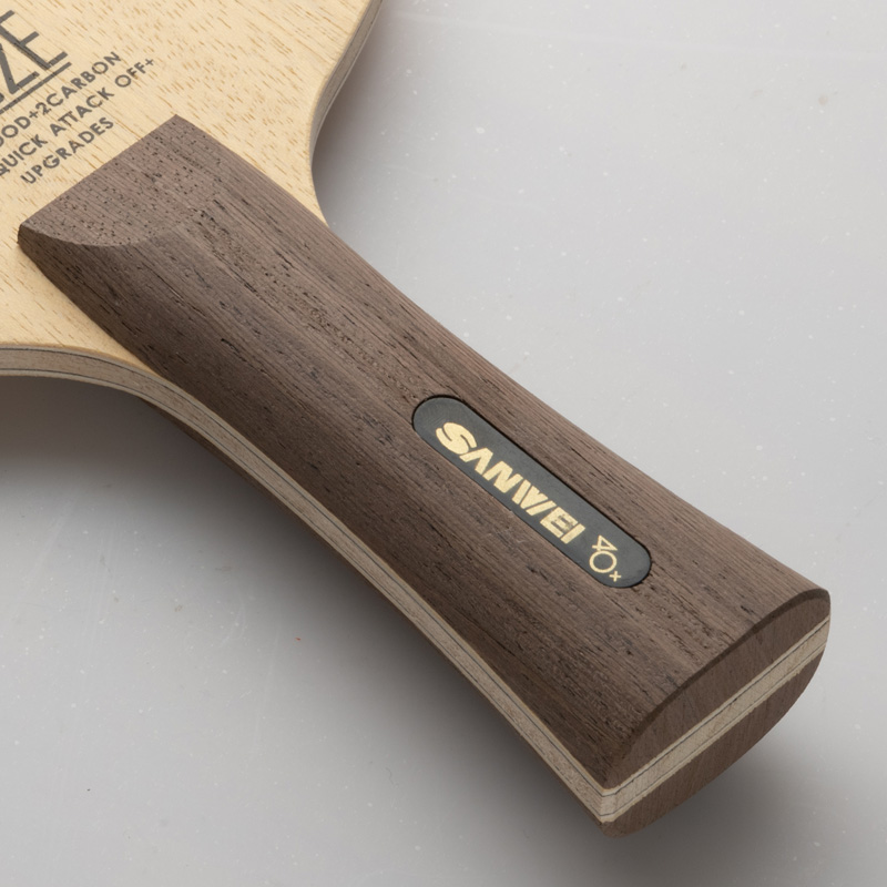 SANWEI 502E مضرب تنس الطاولة ب - مراجعة Table Tennis Custom Bat وسعره