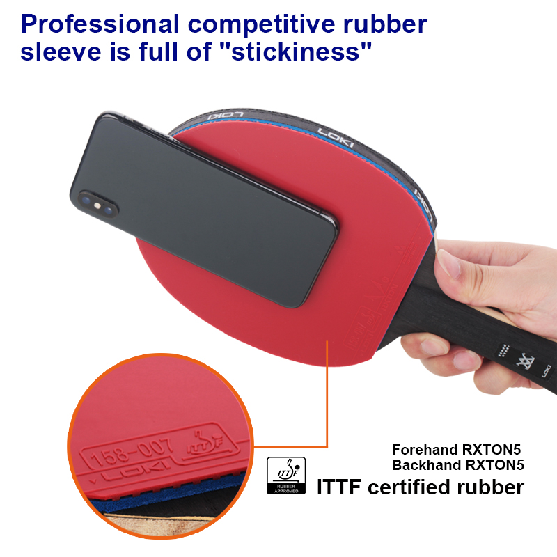 تخصيص مضارب تنس الطاولة ITTF ا - مراجعة Table Tennis Custom Bat وسعره