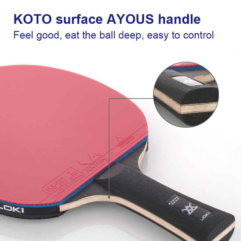 تخصيص مضارب تنس الطاولة ITTF ا - مراجعة Table Tennis Custom Bat وسعره